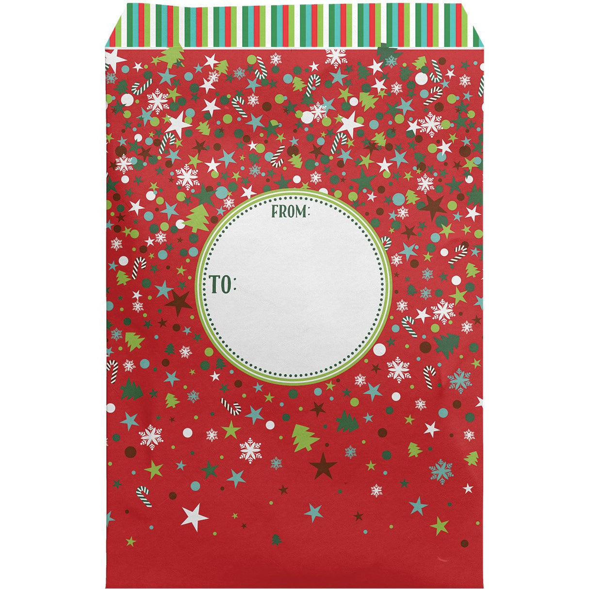 Small Christmas Printed Padded Mailing Envelopes, Party Time by Present Paper