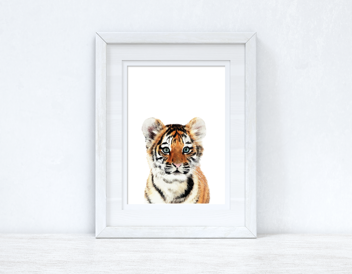 Baby Tiger Wild Animal Unisex Nursery Children's Room Wall Decor Print by WinsterCreations™ Official Store