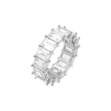 Baguette Eternity Band by By Adina Eden