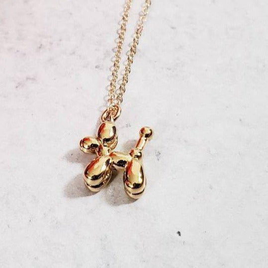 Balloon Dog Necklace by Salt and Sparkle