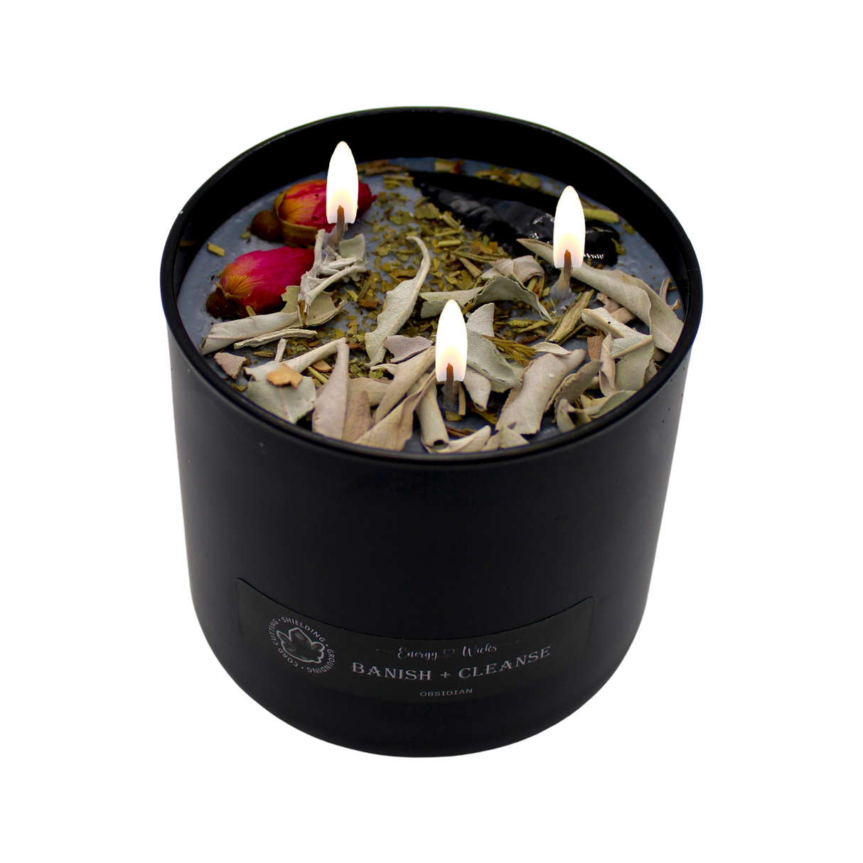 Banish + Cleanse Candle by Energy Wicks