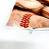 Baseball Bat | 12x 18 | Baseball Glove | Baseballs | Old Baseballs | Sports | Sports Fabric | Sports Fans | Baseball Gifts | Teen Room Decor by UniikPillows