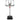 Basketball Hoop with 5.4-6.6FT Adjustable Height and 50 Inch Backboard-Black