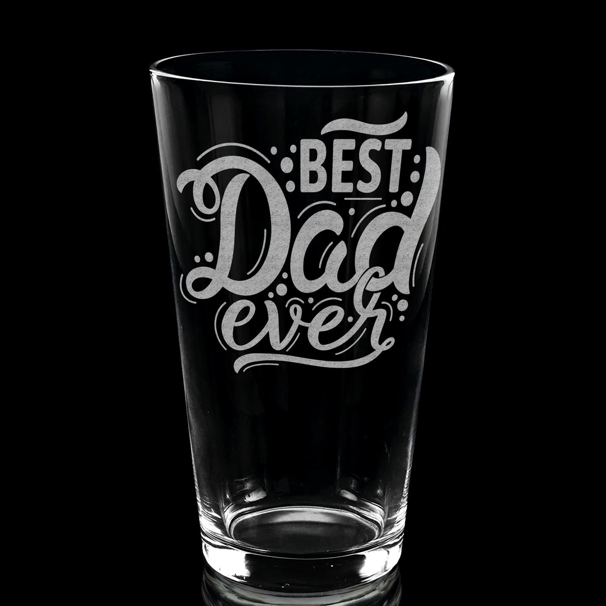 FATHERS & DADS Pint Glasses by LumEngrave