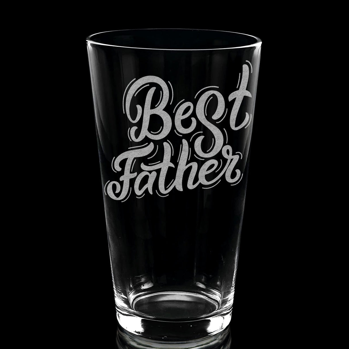 FATHERS & DADS Pint Glasses by LumEngrave