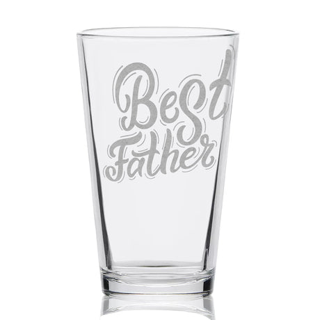 FATHERS & DADS Pint Glasses by LumEngrave