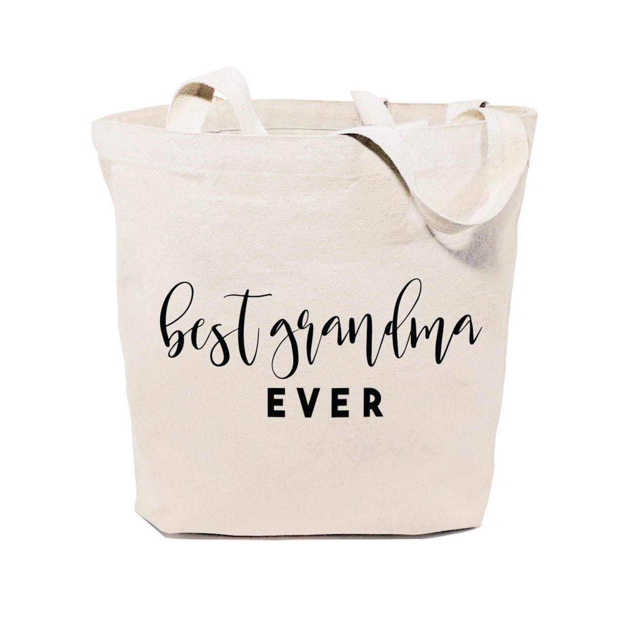 Best Grandma Ever Cotton Canvas Tote Bag by The Cotton & Canvas Co.