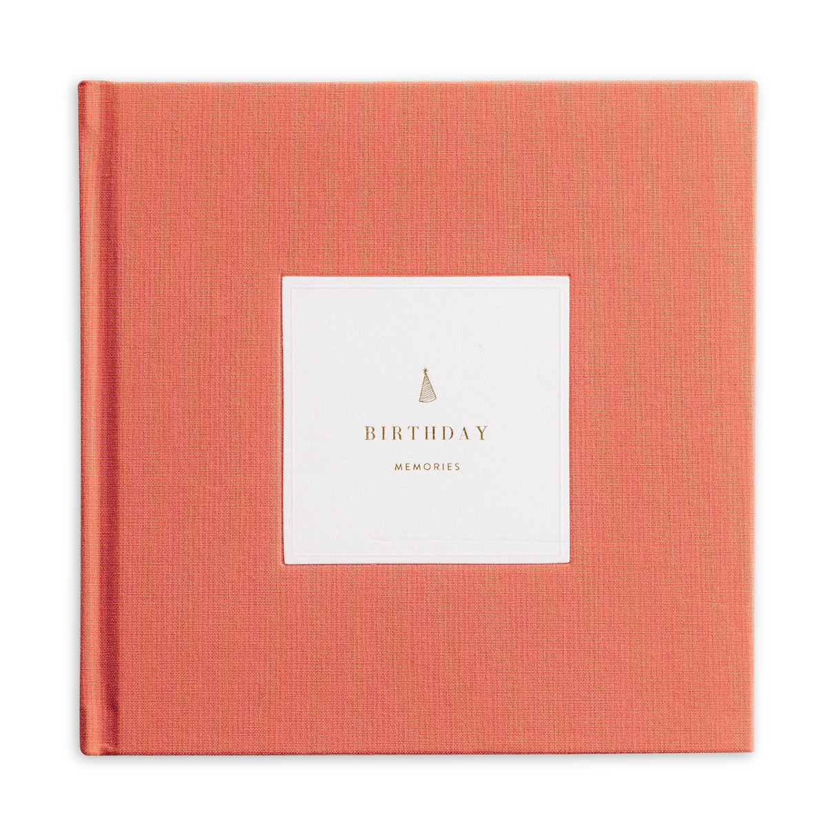 My Birthday Memories: A 20-Year Keepsake (Strawberry Linen) by Promptly Journals