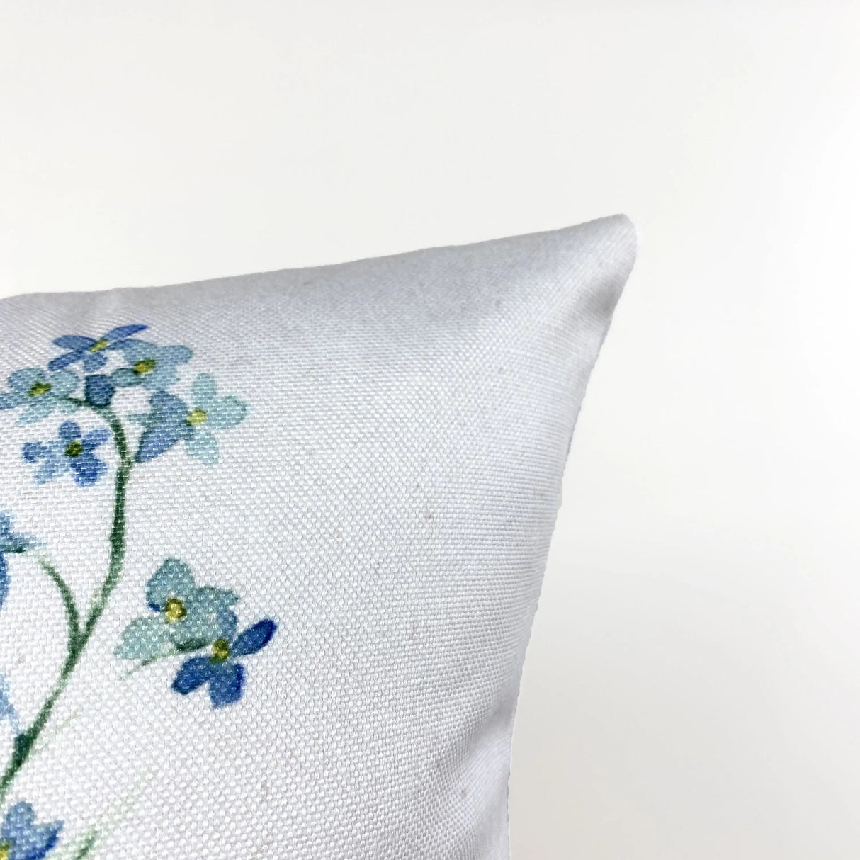 Blue Flowers | Planter | Throw Pillow | Spring Flowers | Pillow | Throw Pillow Covers | Farmhouse Throw Pillows | Flower Bed Decor | Pillows by UniikPillows