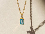 Birthstone Topaz Necklace - December by Little Sky Stone