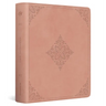 ESV Journaling Bible, Red Letter (Trutone, Blush Rose, Fleur-De-Lis Design)