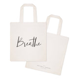 Breathe Gym Cotton Canvas Tote Bag by The Cotton & Canvas Co.