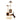 6-Tier Wooden Cat Tree with 2 Removeable Condos Platforms and Perch-Brown