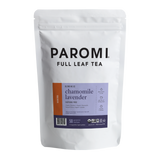 Organic Chamomile Lavender Rooibos Tea, Caffeine Free, in Pyramid Tea Bags by Paromi Tea