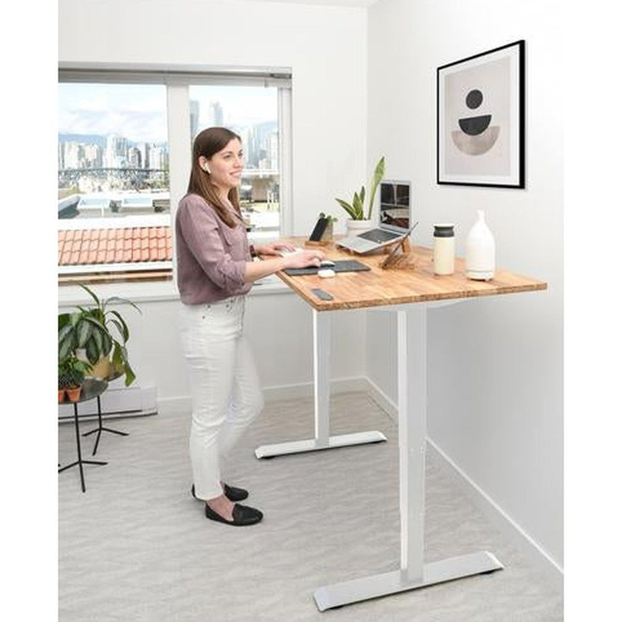 Business Office Standing Desk by EFFYDESK by Level Up Desks