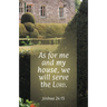 General Worship Bulletin: As for Me (Package of 100): Joshua 24:15 (Kjv)