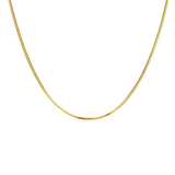 C001G B.Tiff Gold Octagonal Herringbone Chain Necklace by B.Tiff New York