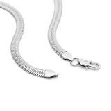 C006W B.Tiff 6mm Herringbone Chain Necklace by B.Tiff New York