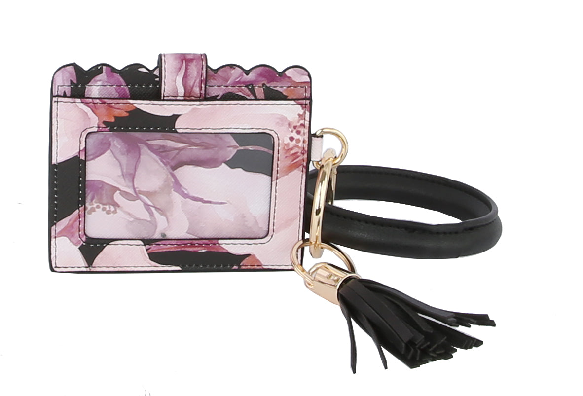 MULTI POCKET FLORAL WRISTLET by hfstylish