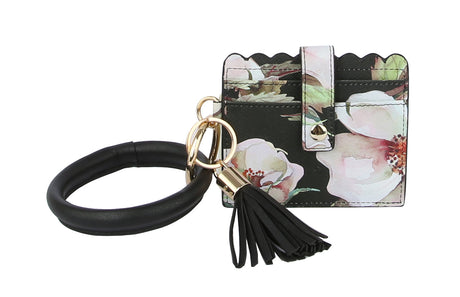 MULTI POCKET FLORAL WRISTLET by hfstylish