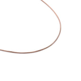 C030RG B.Tiff Thin Rose Gold Plated Coil Chain by B.Tiff New York