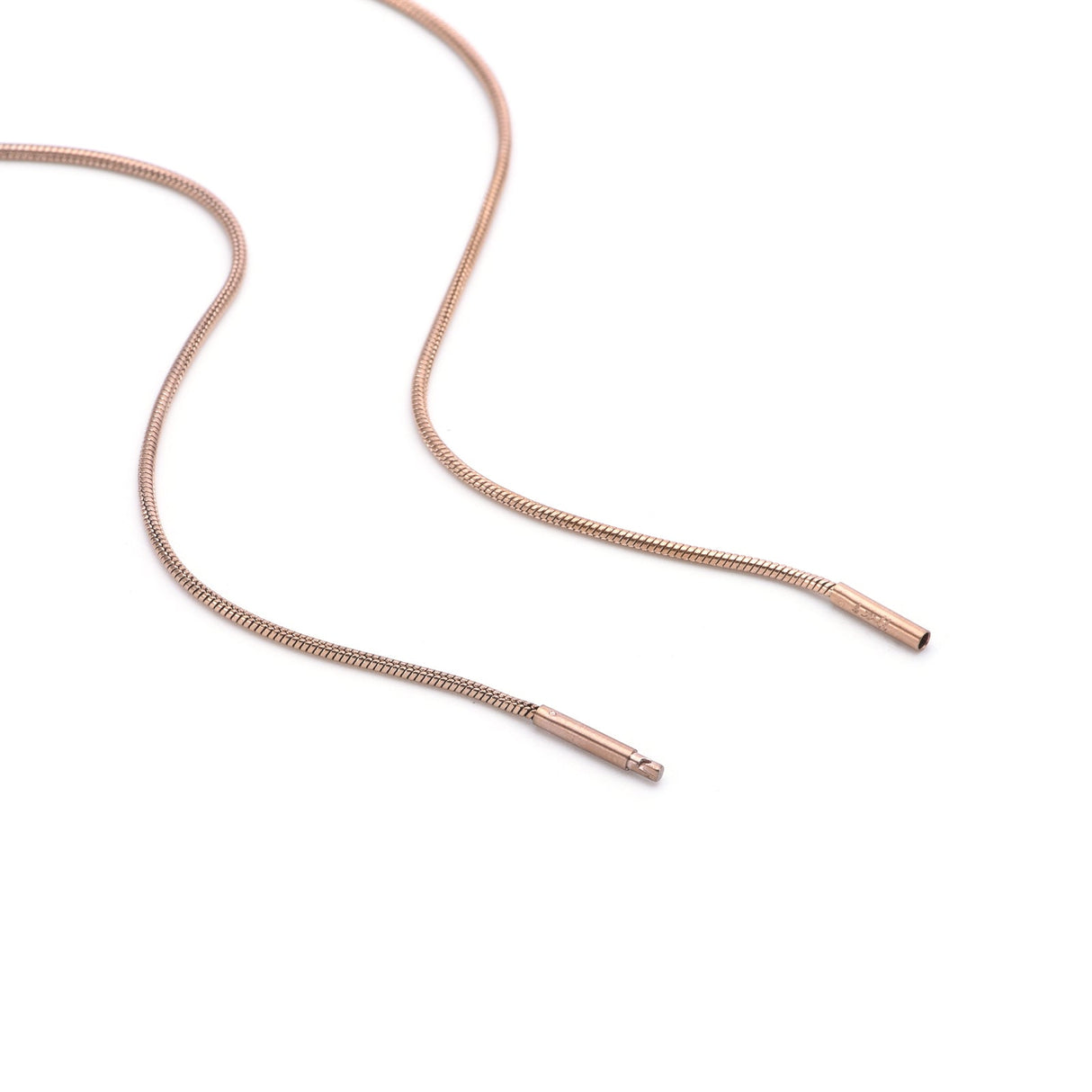 C030RG B.Tiff Thin Rose Gold Plated Coil Chain by B.Tiff New York