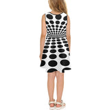 Black Dots, Skater Dress by Stardust