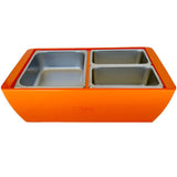 REVO Dubler HEAT | Flameless Chafer and Cooler | Orange Burst by REVO COOLERS, LLC