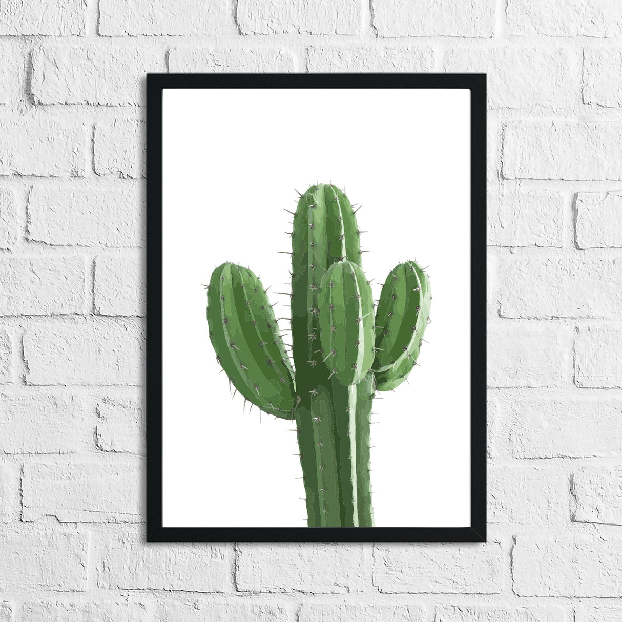 Cactus Photography Room Simple Wall Decor Print by WinsterCreations™ Official Store