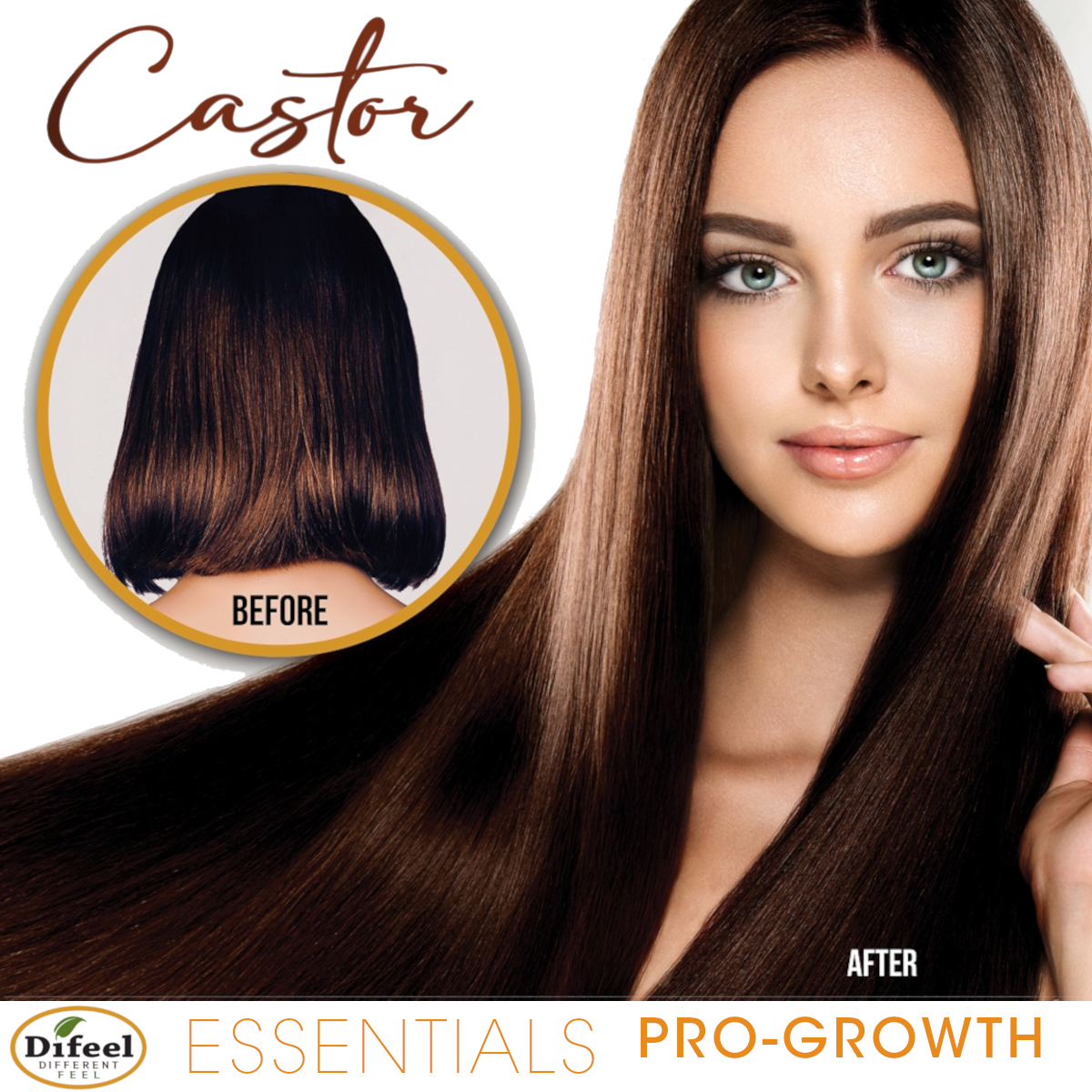 Difeel Essentials Castor Pro-Growth - Conditioner 12 oz. by difeel - find your natural beauty