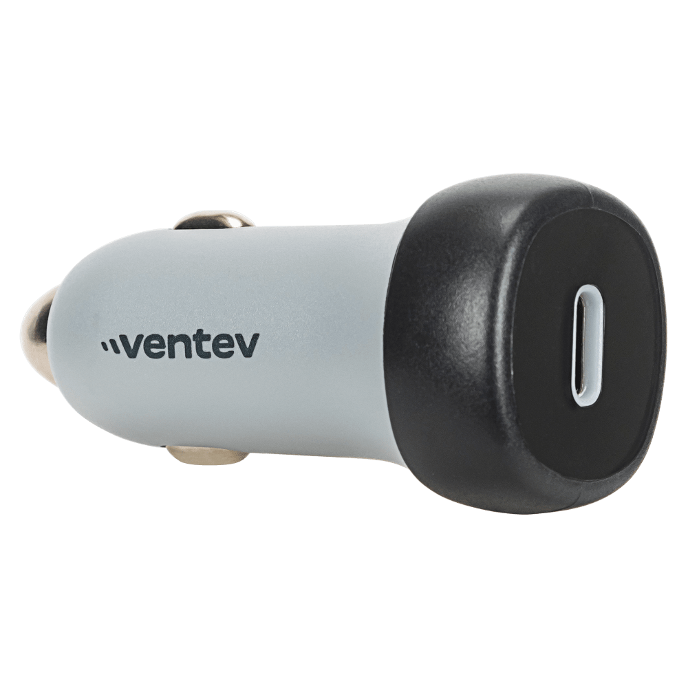 Ventev 30W USB C PPS Car Charger and USB C to Apple Lightning Cable Gray by Ventev