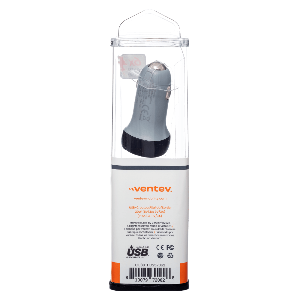 Ventev 30W USB-C PPS Car Charger by Ventev