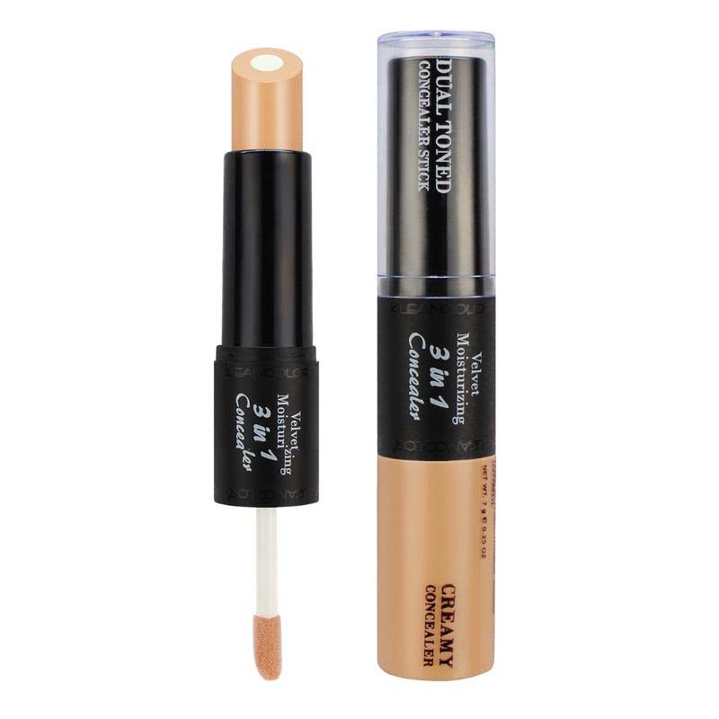 KLEANCOLOR Velvet Moisturizing 3 In 1 Concealer - Apricot Beige