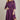Satin Round Neck Embroidery Midi Dress by Balec Group