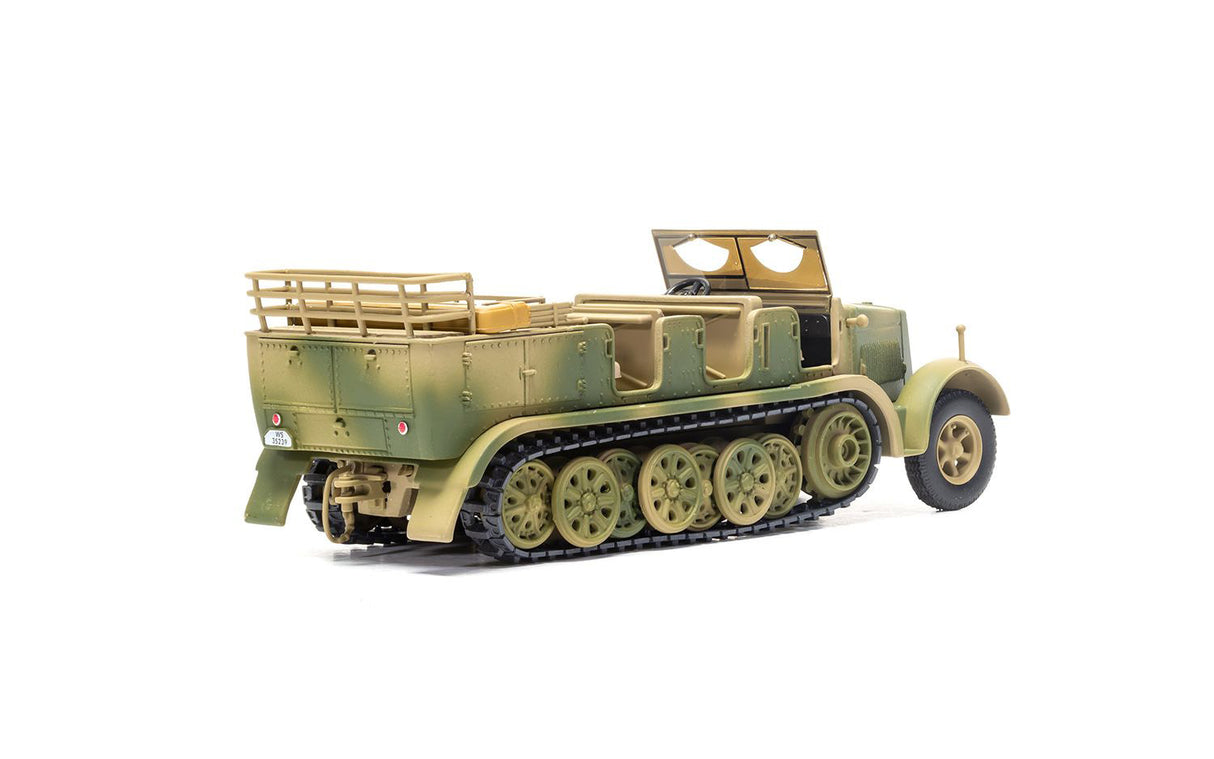 Krauss-Maffei Sd.Kfz.7 Medium Towing Half-Track AFV "Luftwaffe FlaK Gun Artillery Tractor Tunisia" (1943) German Army "Military Legends" Series 1/50 Diecast Model by Corgi