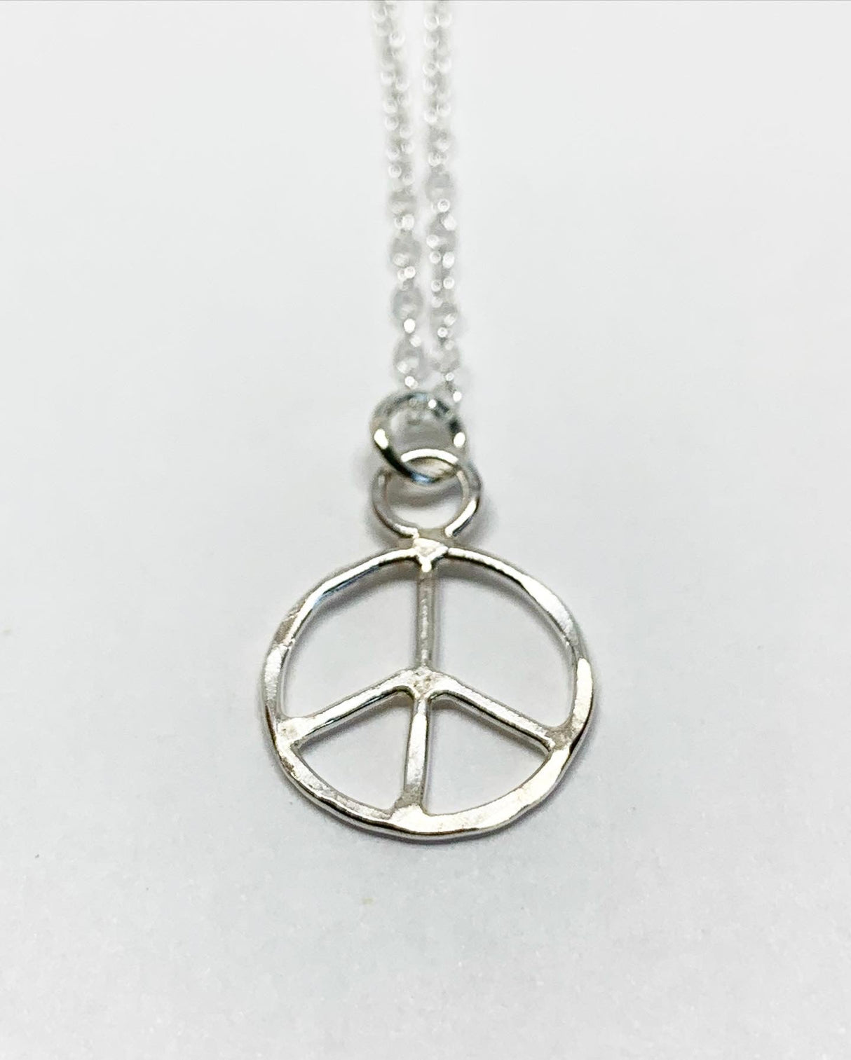 Peace Sign Necklace - Small by Jennifer Cervelli Jewelry