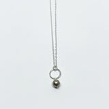 Pearl Drop Charm Necklace by Jennifer Cervelli Jewelry