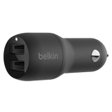 Belkin Dual Port USB A Car Charger 24W by Belkin