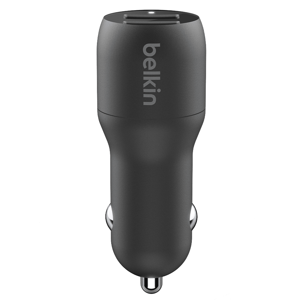 Belkin Dual Port USB A Car Charger 24W by Belkin