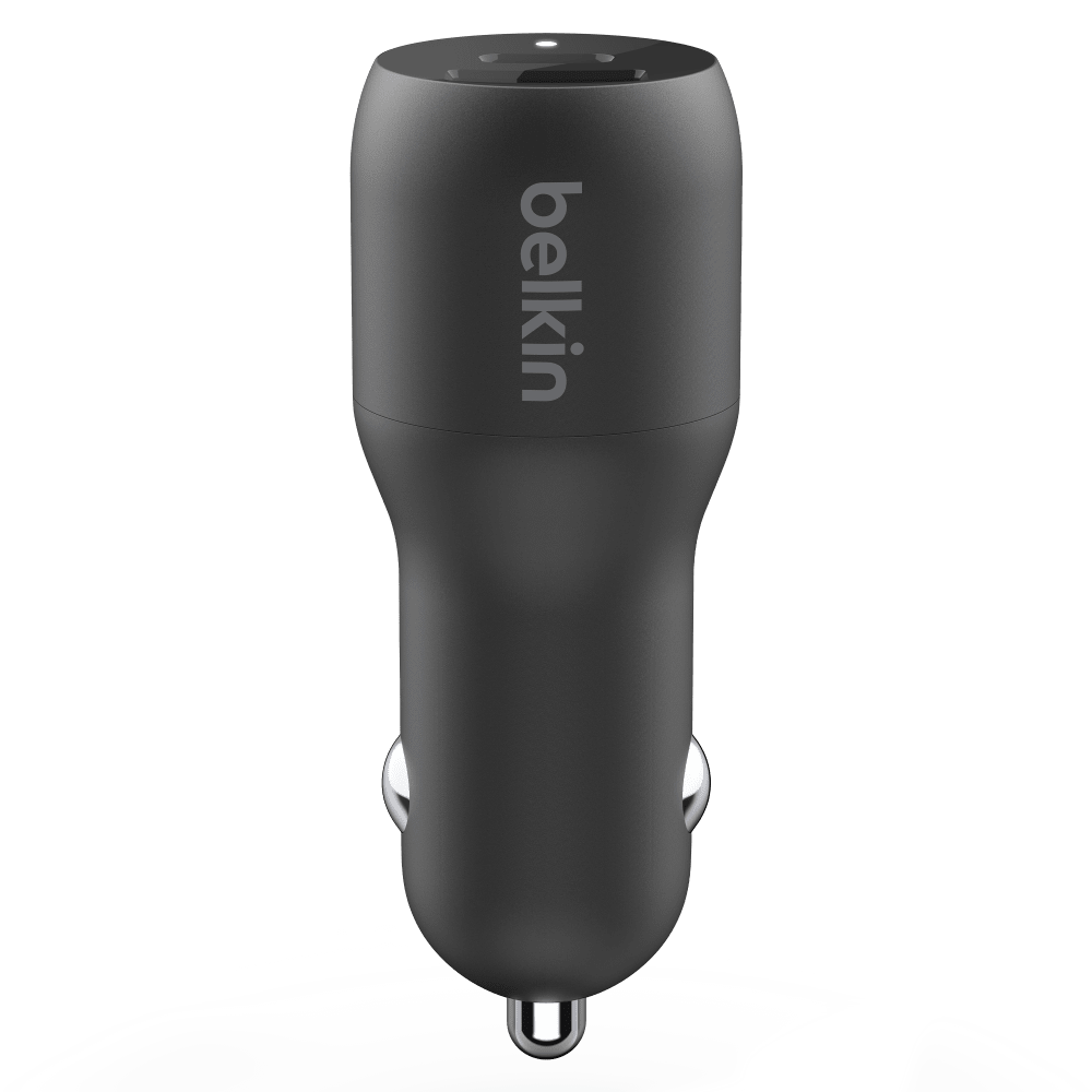 Belkin Boost Up Charge Dual Port USB A PD Car Charger 37W with PPS by Belkin