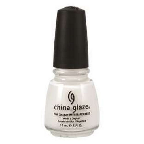 CHINA GLAZE Nail Lacquer with Nail Hardner 2 - Snow