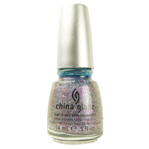 CHINA GLAZE Glitter Nail Lacquer with Nail Hardner - Prism (DC)