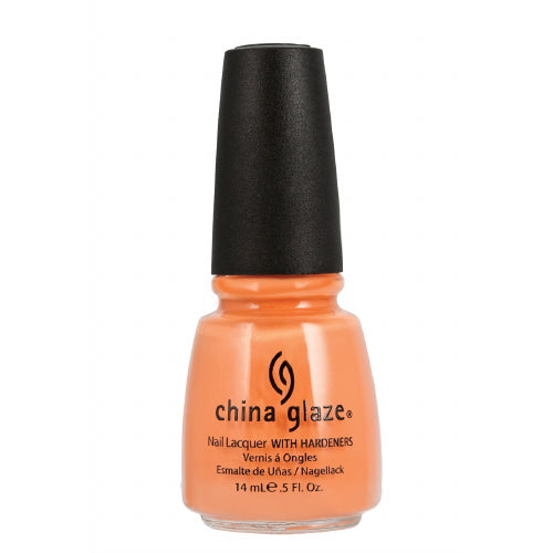 CHINA GLAZE Nail Lacquer with Nail Hardner 2 - Peachy Keen