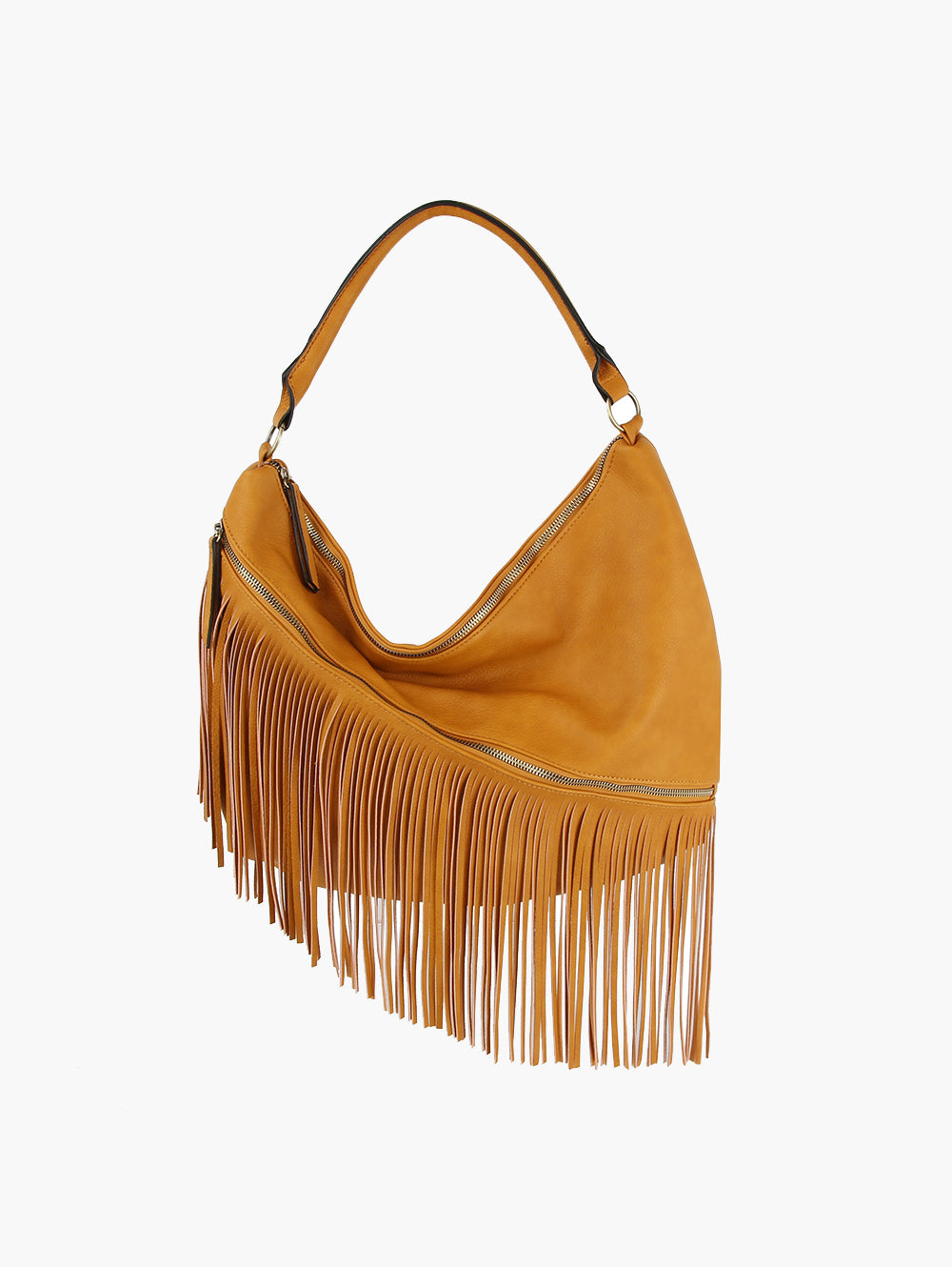 Women Fringed Tassel Shoulder Handbag Purse by hfstylish