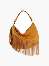 Women Fringed Tassel Shoulder Handbag Purse by hfstylish