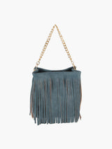 Women Fringed Tassel Shoulder Leisure Bag by hfstylish