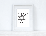 CIAOBELLA CIAO BELLA Black Font Dressing Room Simple Wall Decor Print by WinsterCreations™ Official Store