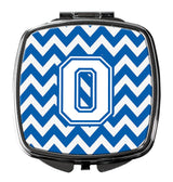 Letter O Chevron Blue and White Compact Mirror CJ1045-OSCM by Caroline's Treasures