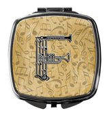 Letter F Musical Instrument Alphabet Compact Mirror CJ2004-FSCM by Caroline's Treasures