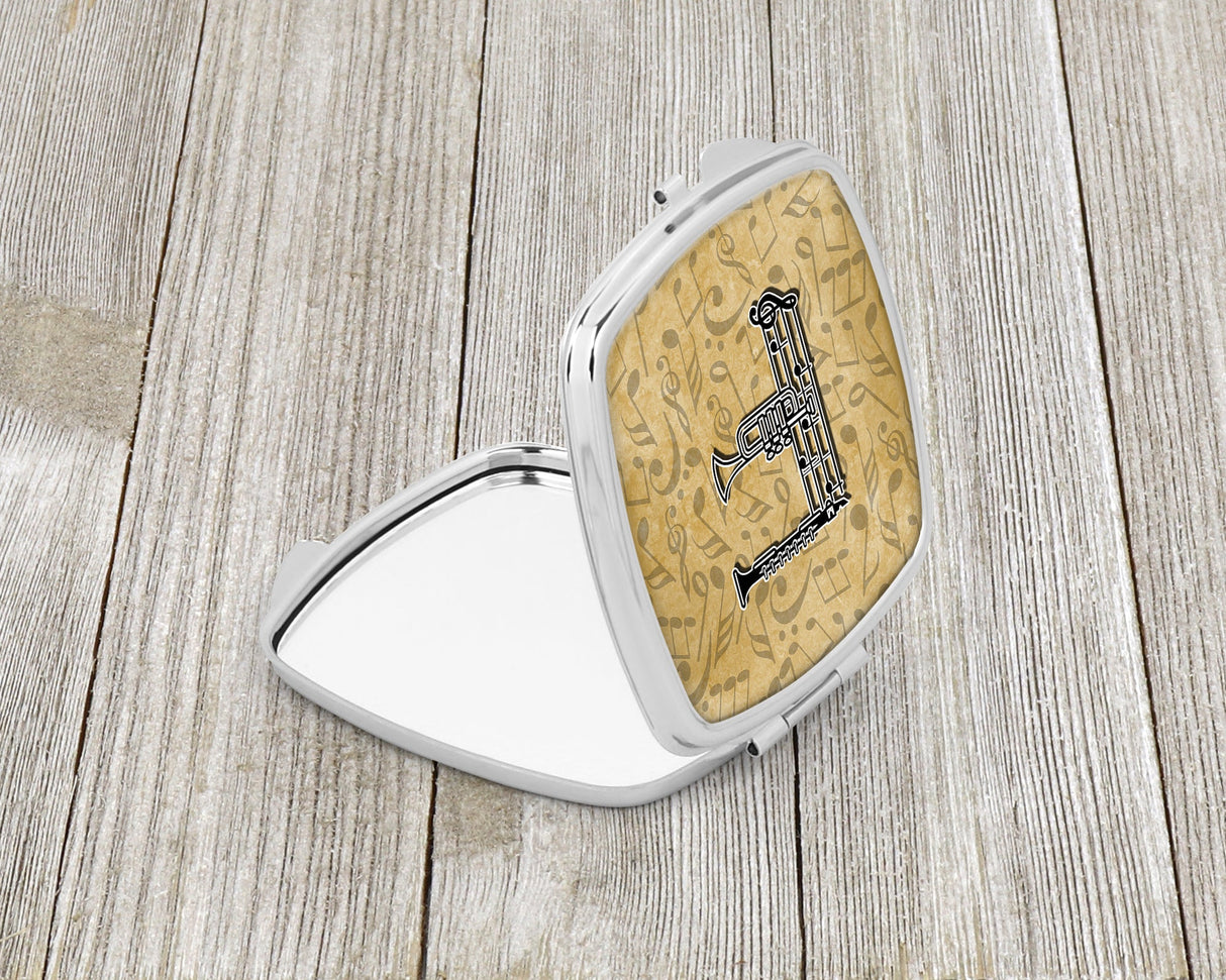 Letter F Musical Instrument Alphabet Compact Mirror CJ2004-FSCM by Caroline's Treasures